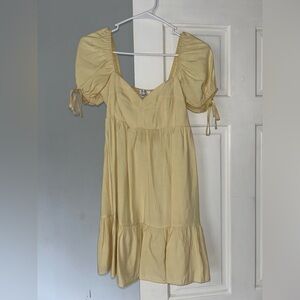 Yellow boutique dress